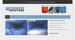 Desktop Screenshot of premium-air-solutions.com